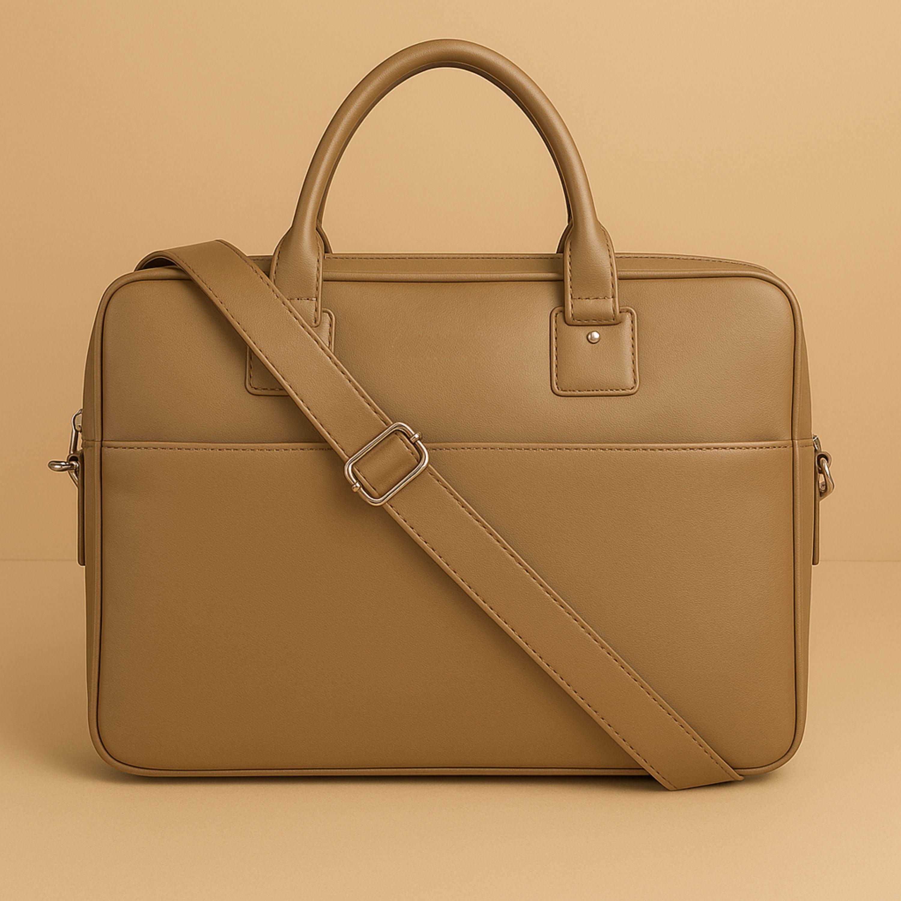 Vegan Leather Laptop Bag