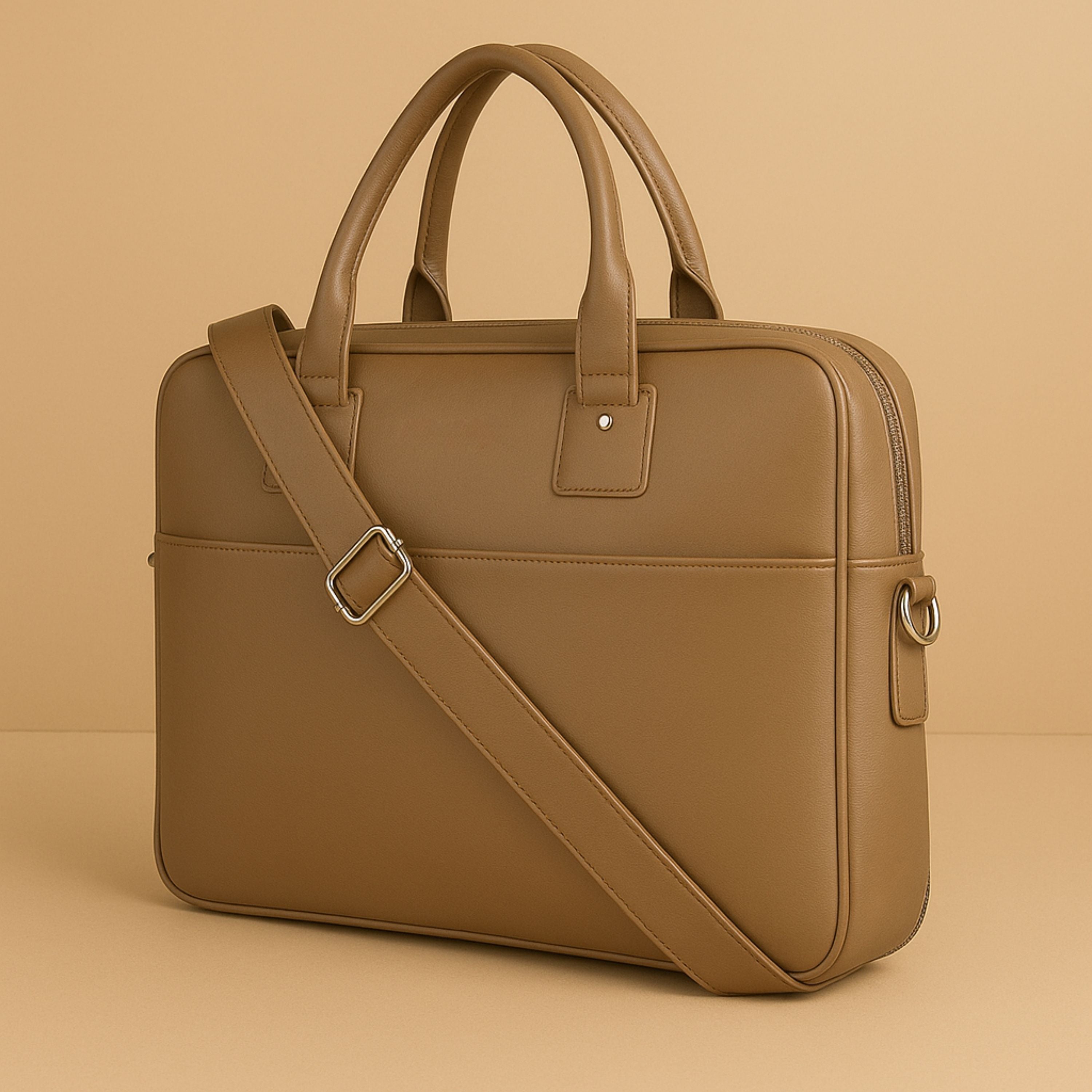 Vegan Leather Laptop Bag