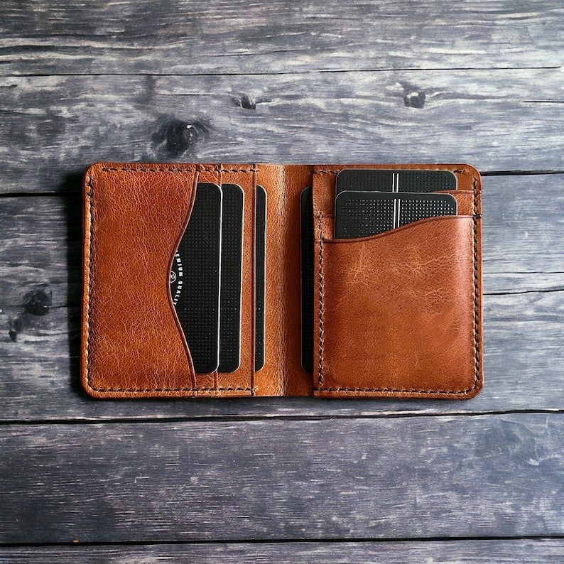 Slim Leather Wallet Bi-Fold