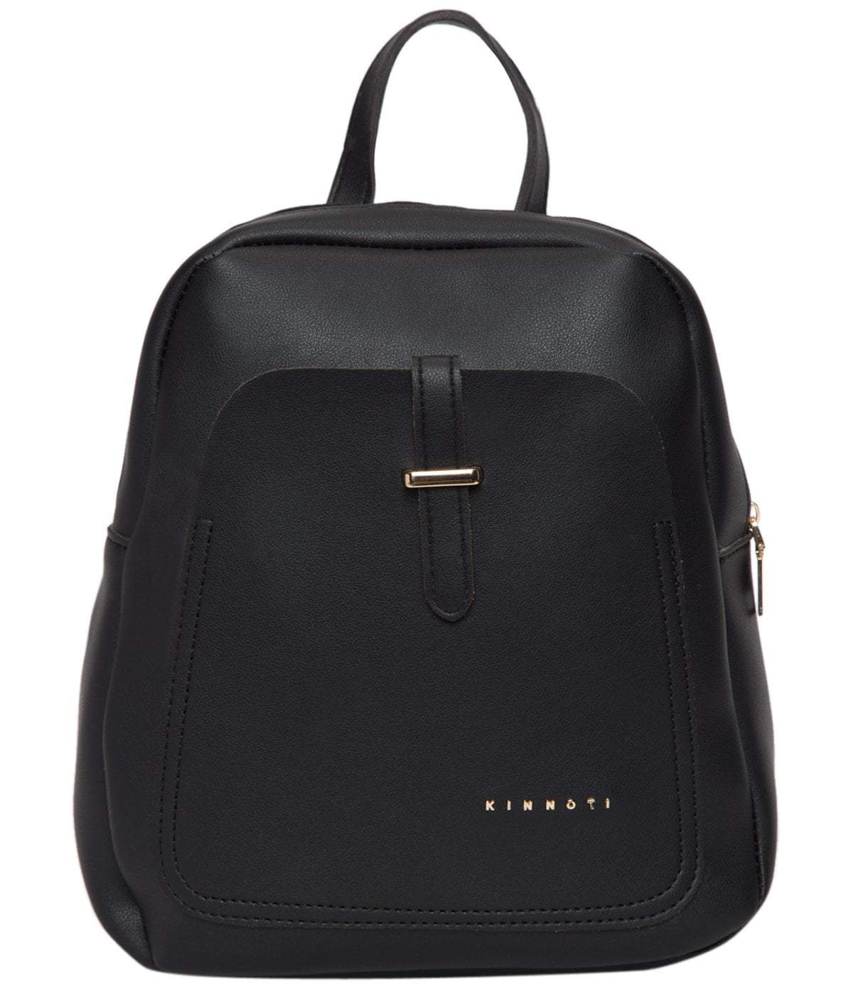 kinnoti Black Chain Backpack