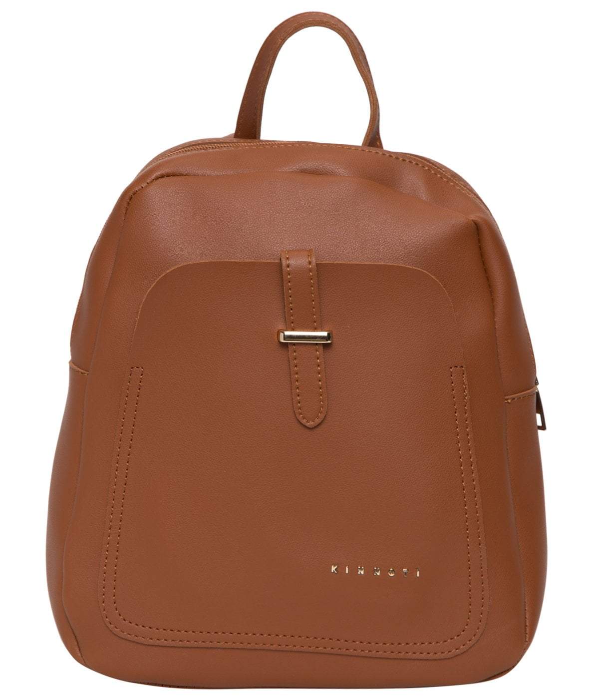 kinnoti Brown Chain Backpack