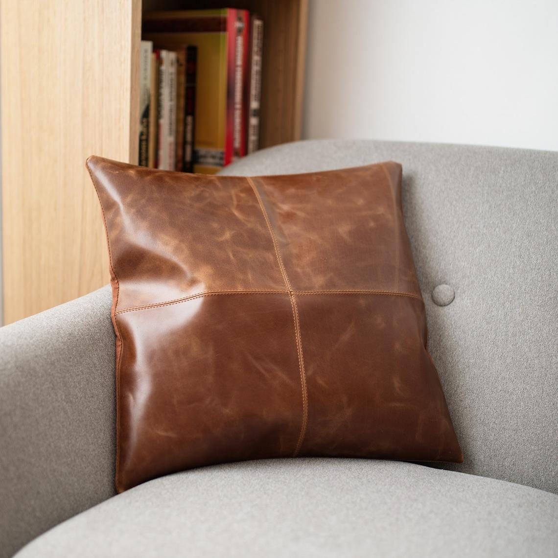 kinnoti Brown cushion cover