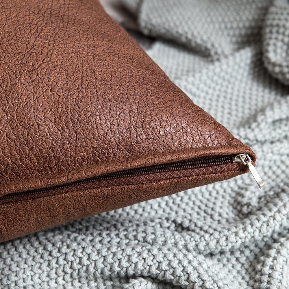 kinnoti Dark Brown cushion cover