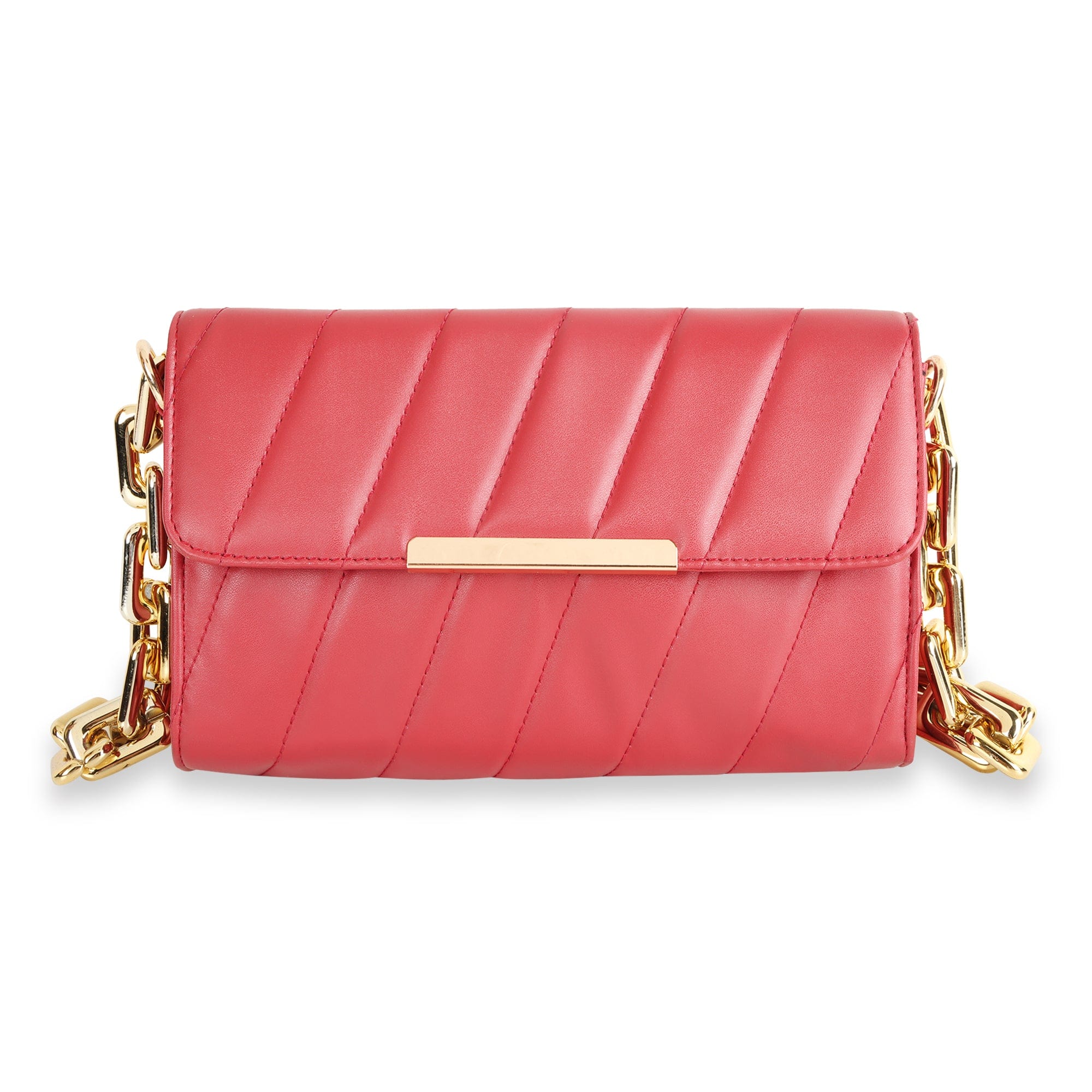 kinnoti Flap Gold Plated Shoulder Bag