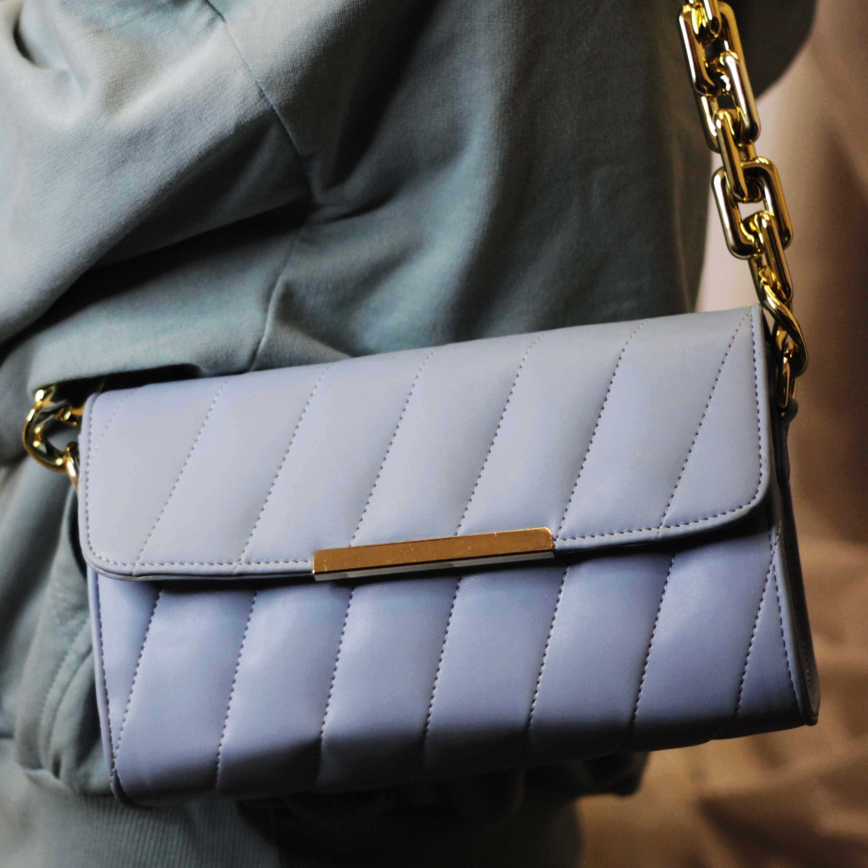 kinnoti Flap Gold Plated Shoulder Bag