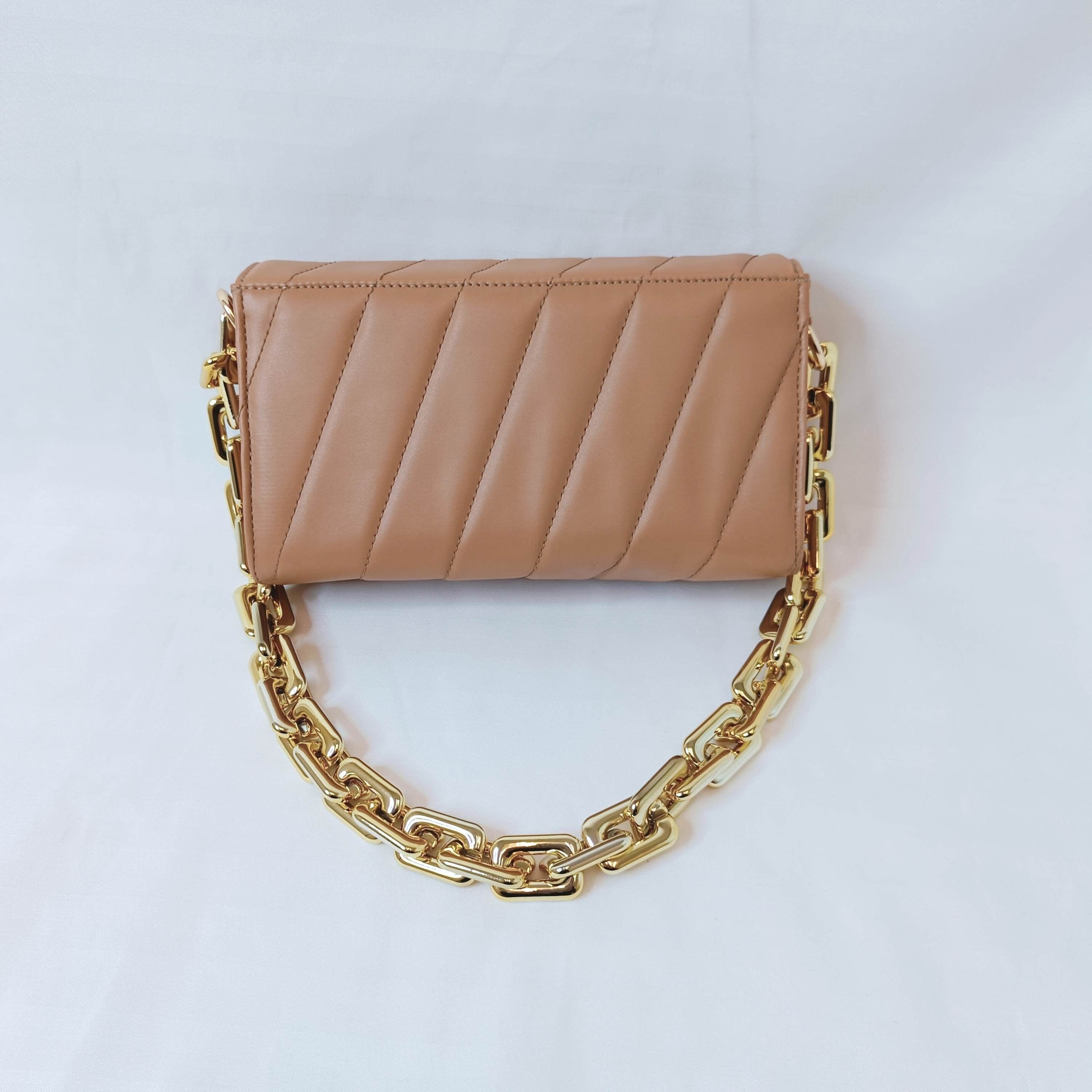 kinnoti Flap Gold Plated Shoulder Bag