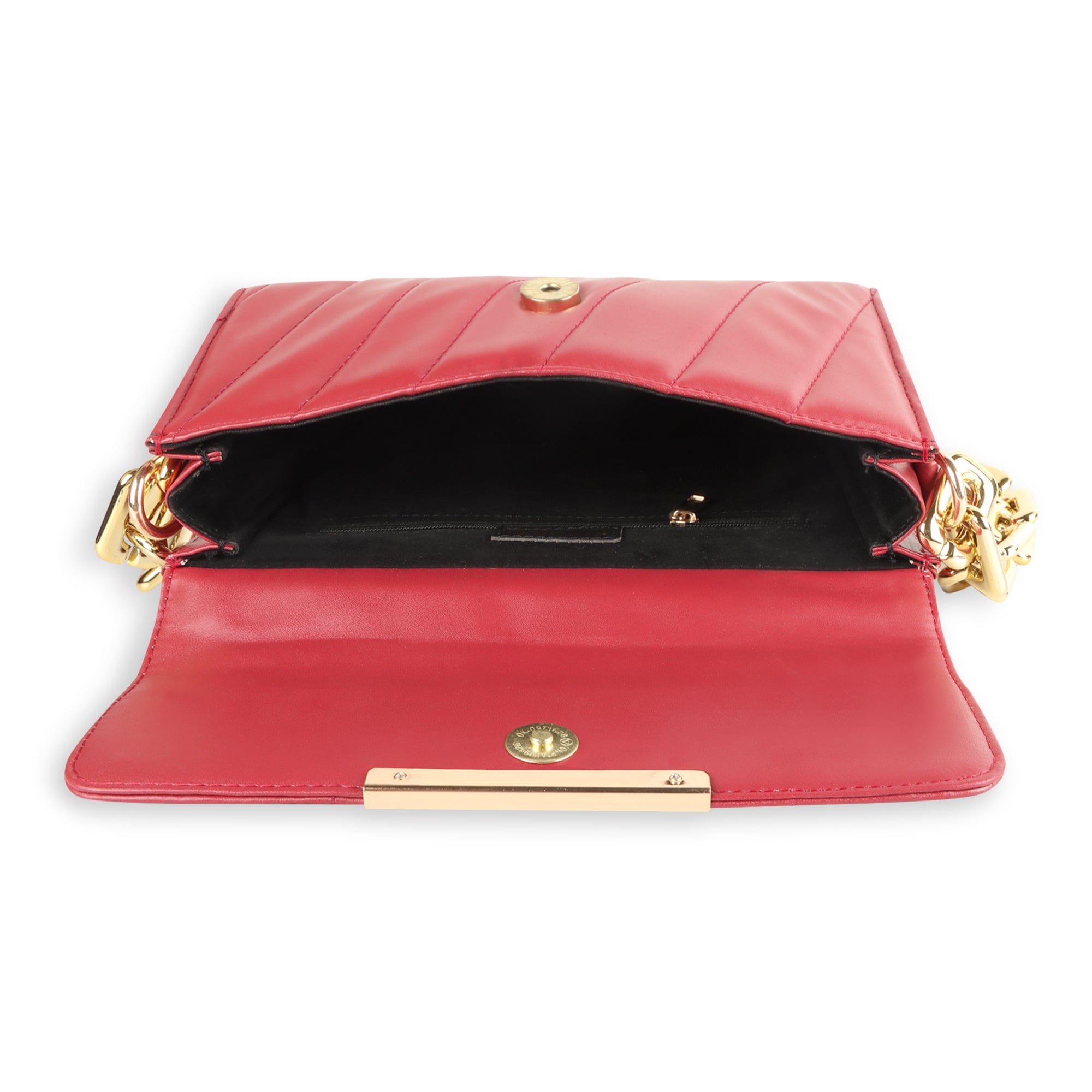 kinnoti Flap Gold Plated Shoulder Bag
