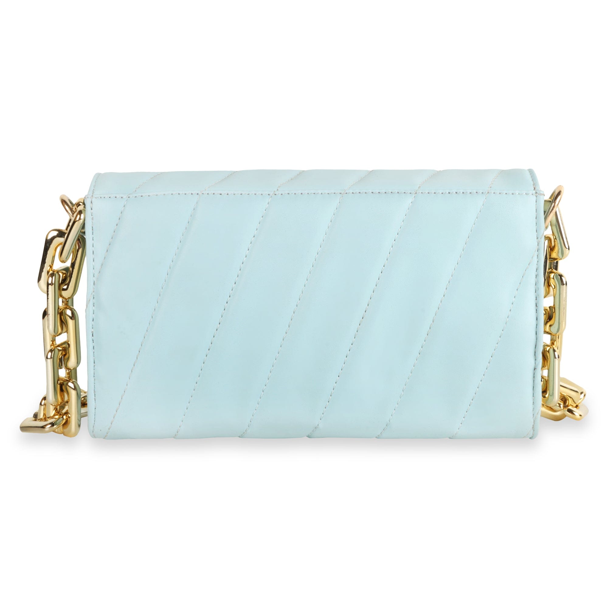 kinnoti Flap Gold Plated Shoulder Bag