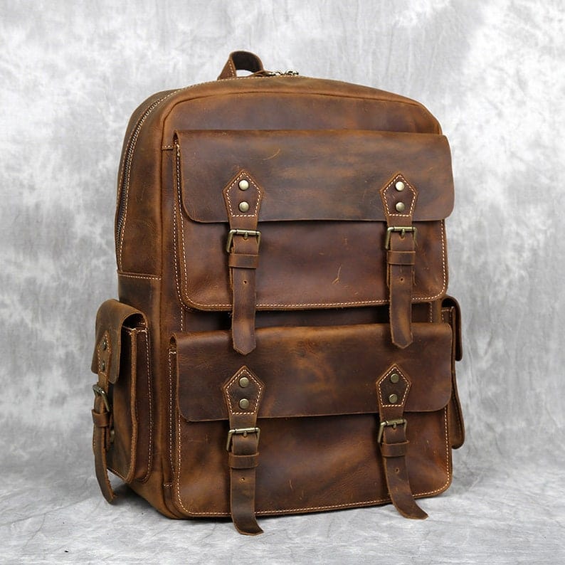 kinnoti Genuine Leather Backpack