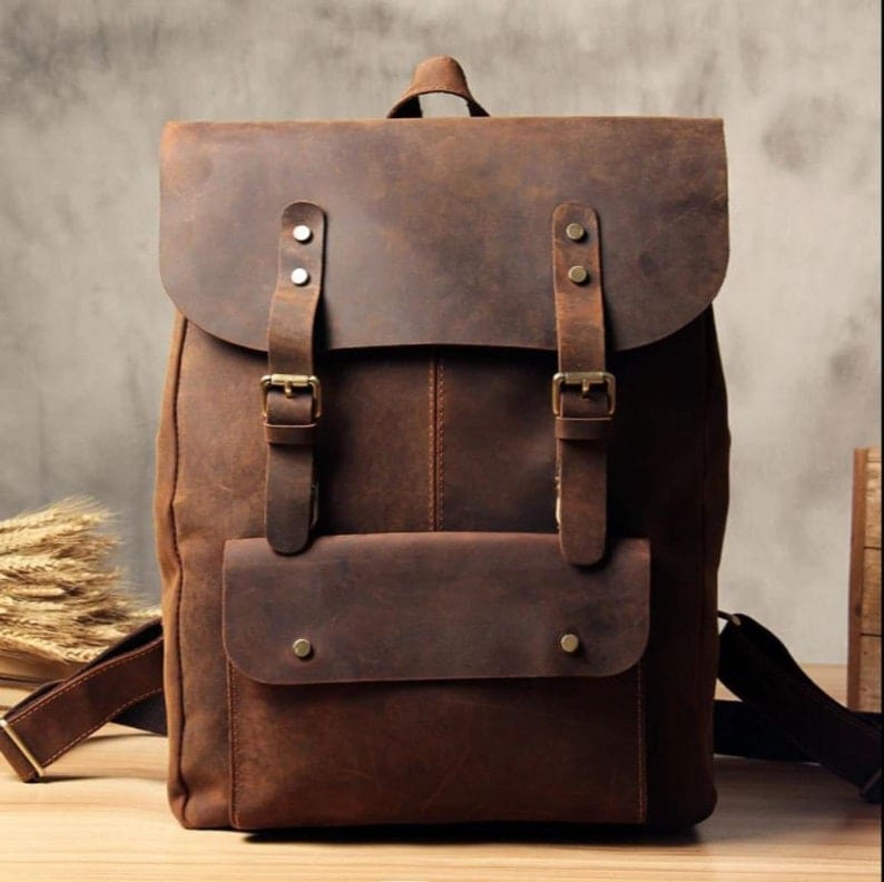 kinnoti Genuine Leather Backpack