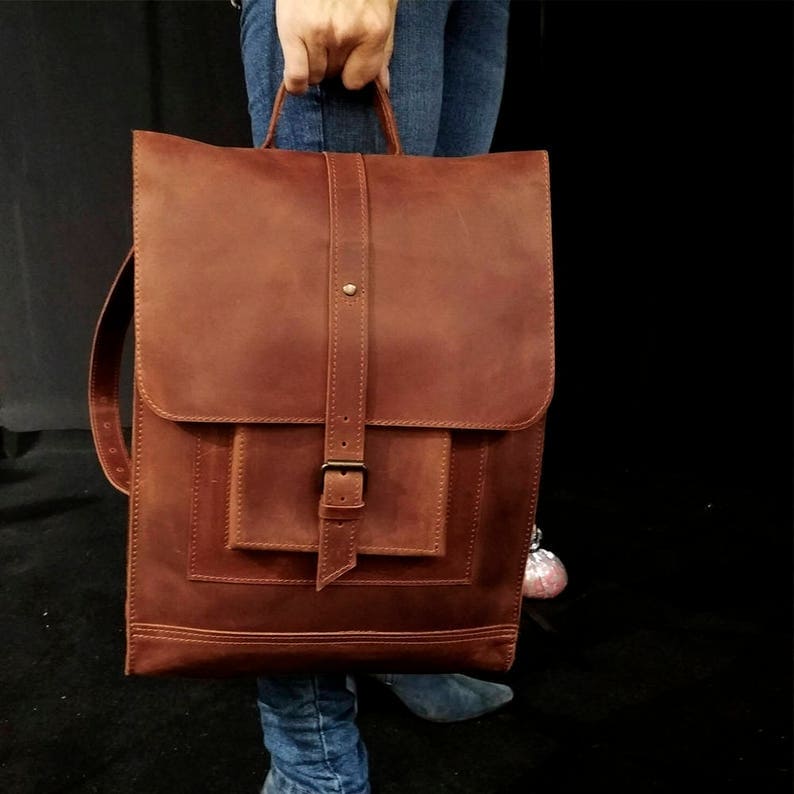 kinnoti Genuine Leather Backpack