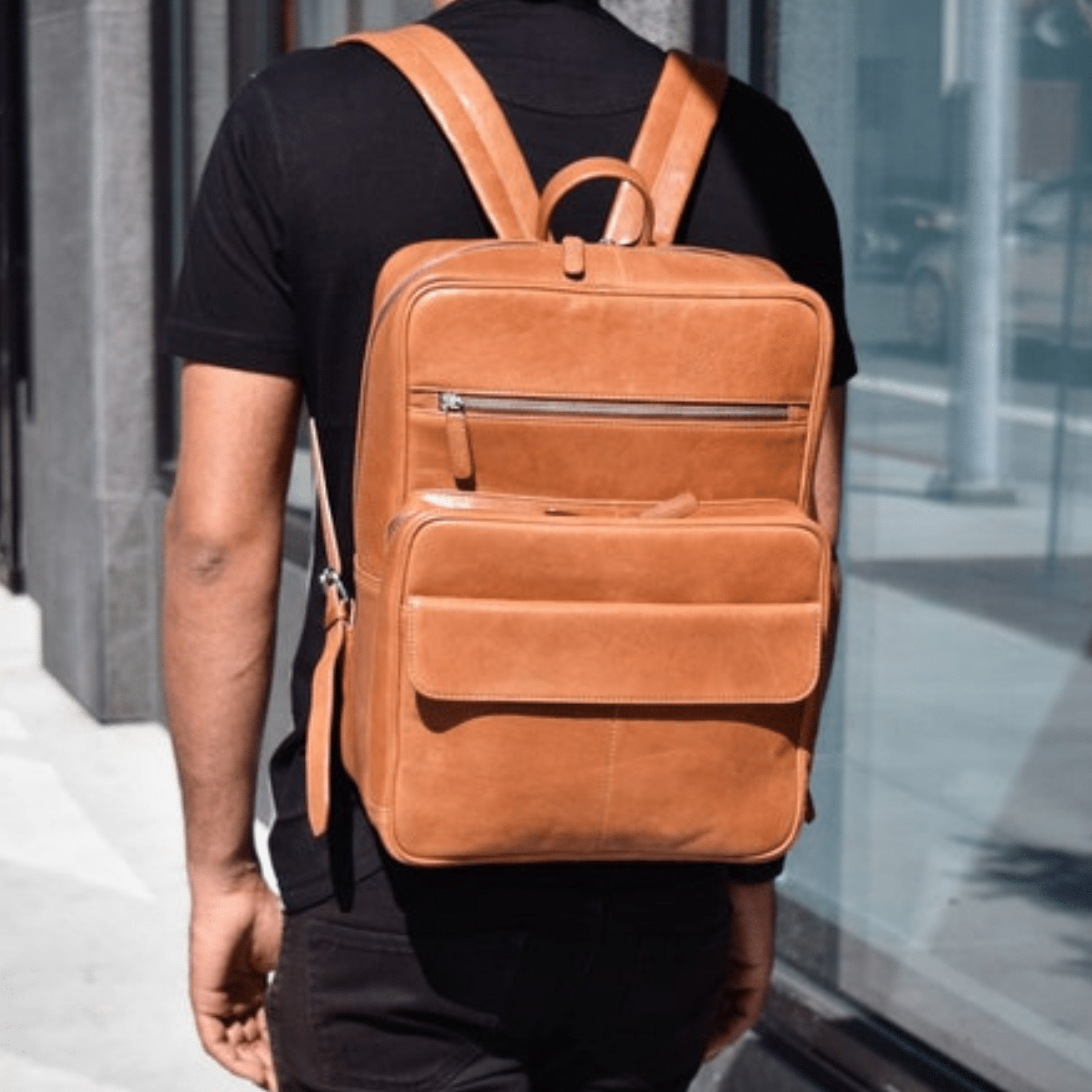 kinnoti Genuine Leather Backpack