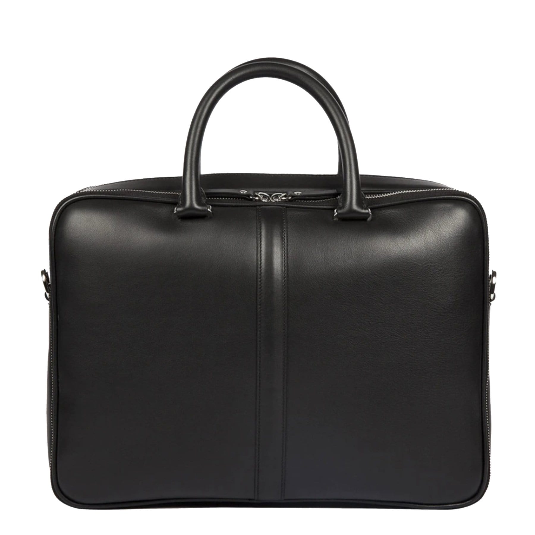 Black Genuine Leather Laptop Bag