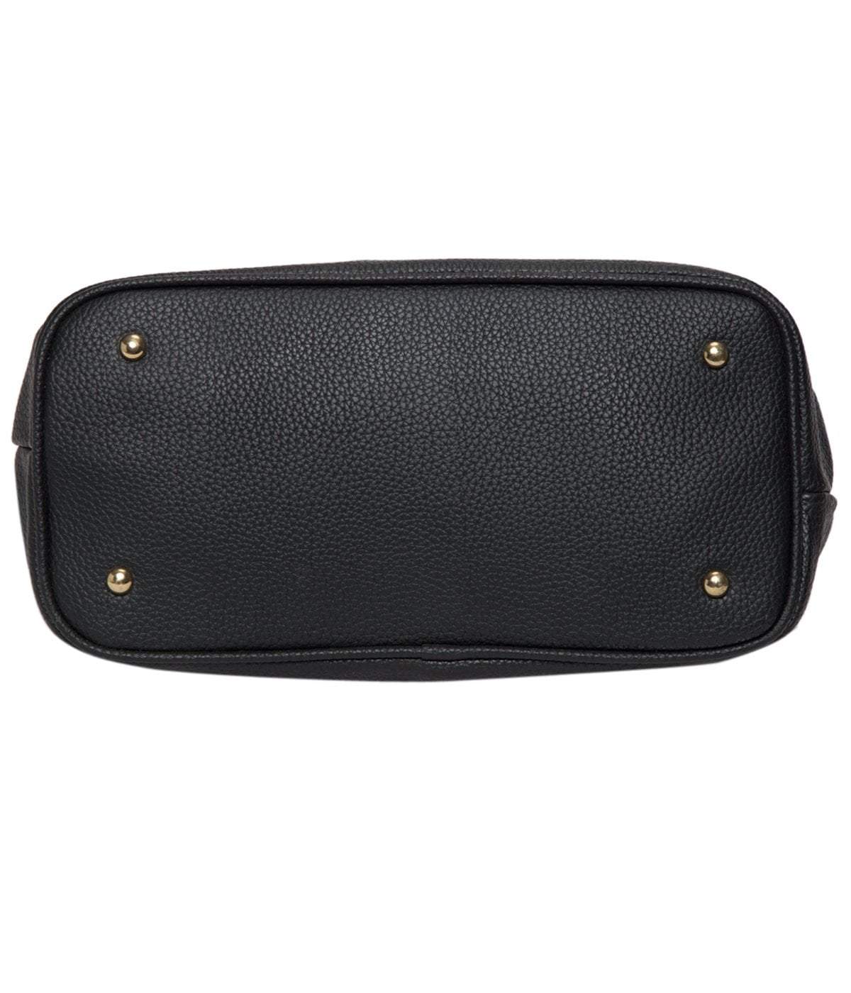 kinnoti Handbags Black Chain Tote Bag