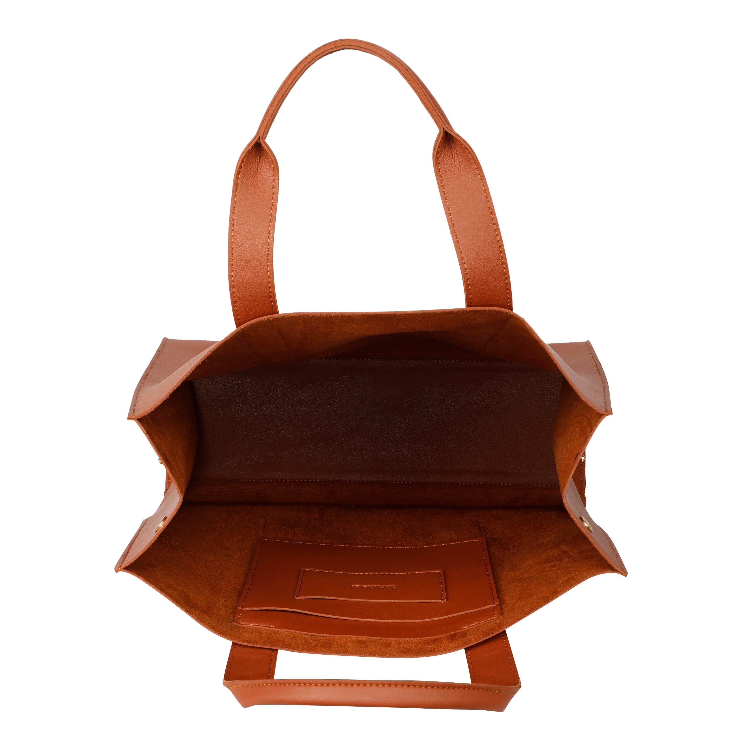kinnoti Handbags Tan Vegan Leather Tote bag