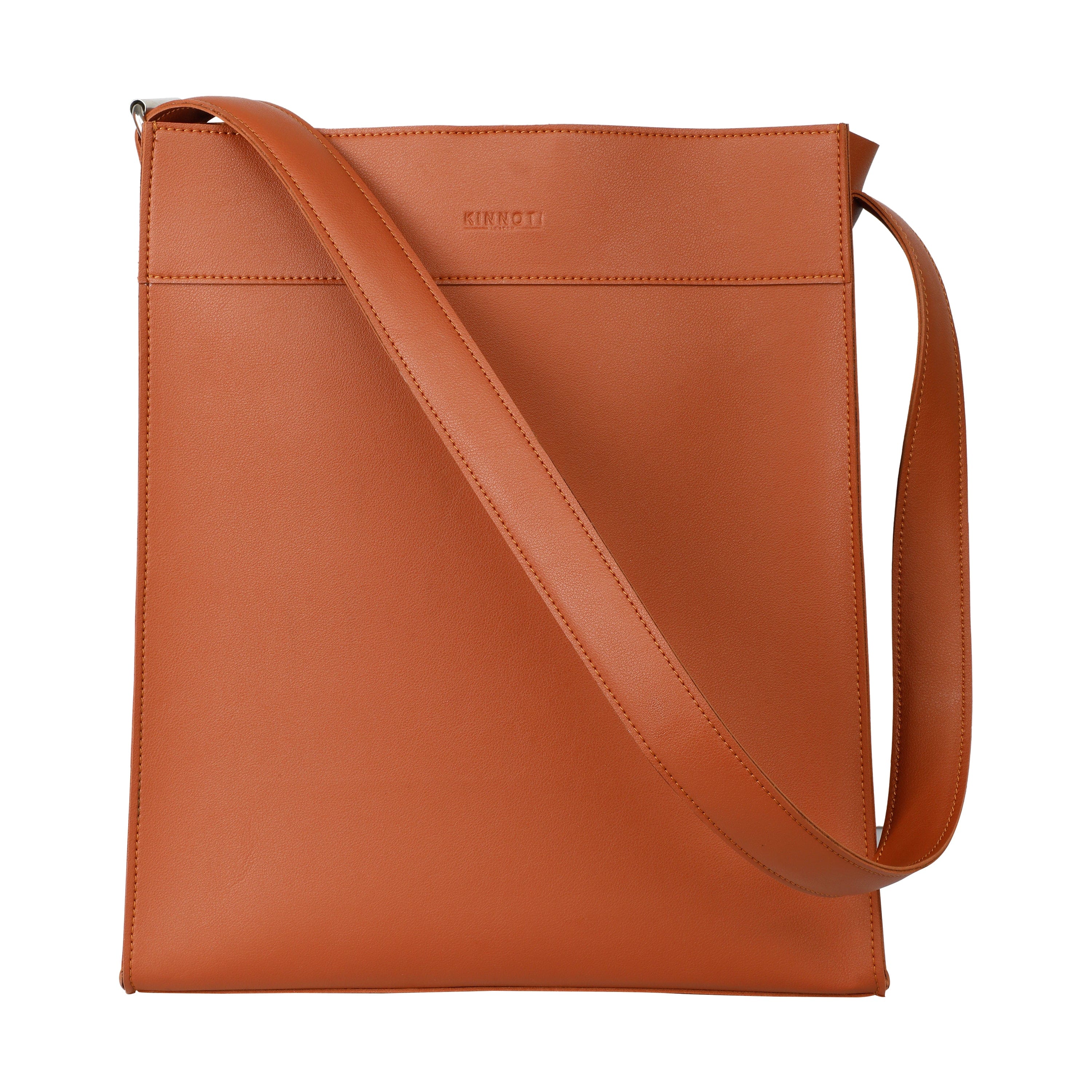 kinnoti Handbags Tan Vegan Leather Tote bag