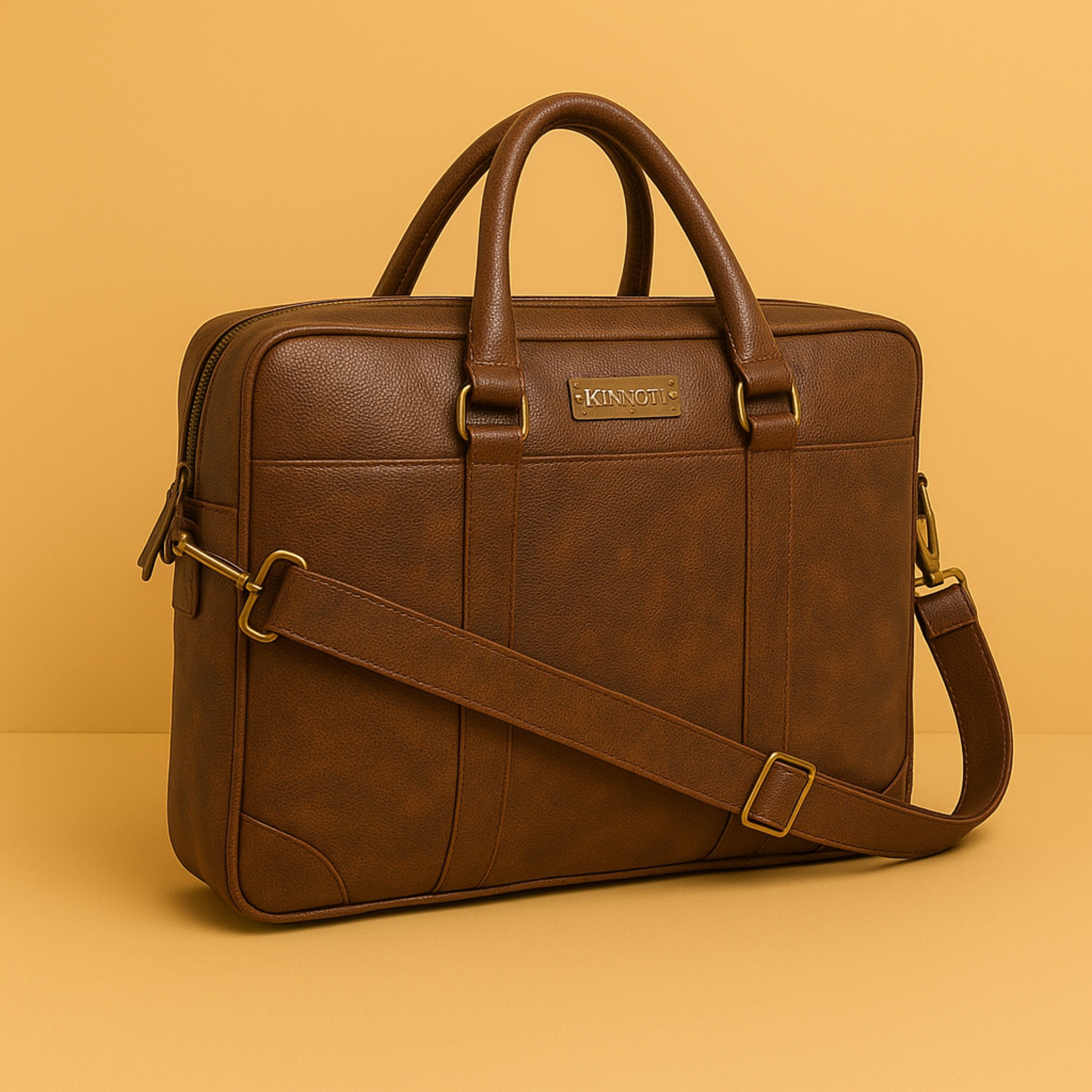 kinnoti LAPTOP BAGS Dufter Vegan Leather Laptop Bag