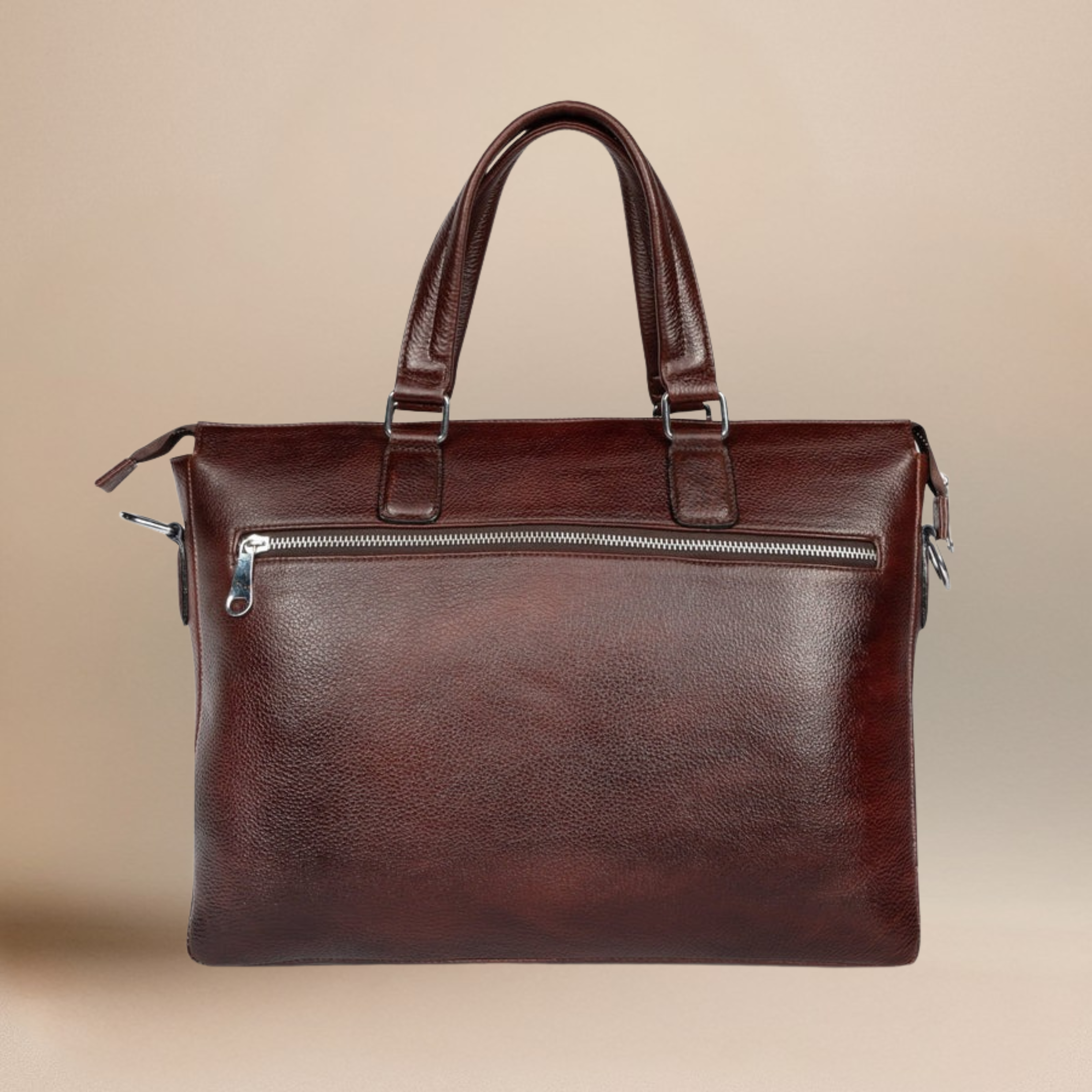 kinnoti LAPTOP BAGS Men Solid Genuine Leather Laptop Bag