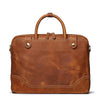kinnoti LAPTOP BAGS Vintage Brown Genuine Leather Laptop Bag