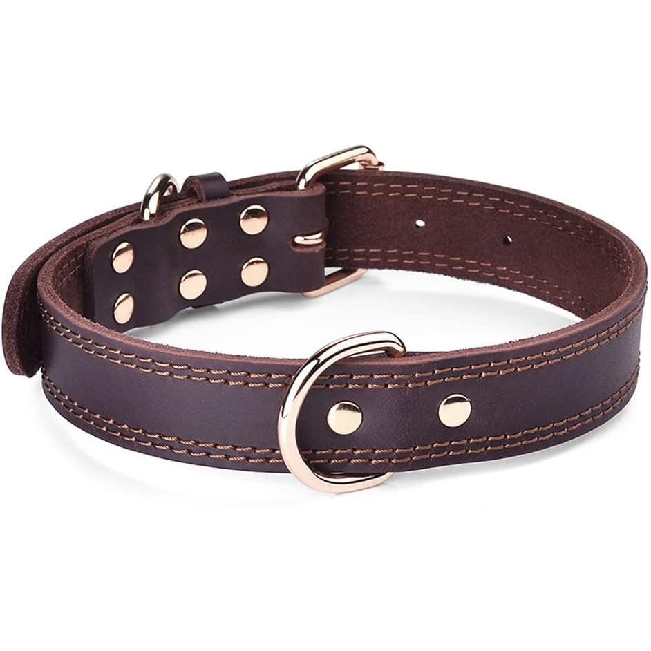 kinnoti Leather Dog Collar