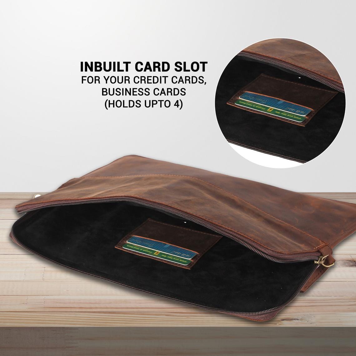 kinnoti Leather Laptop Sleeve