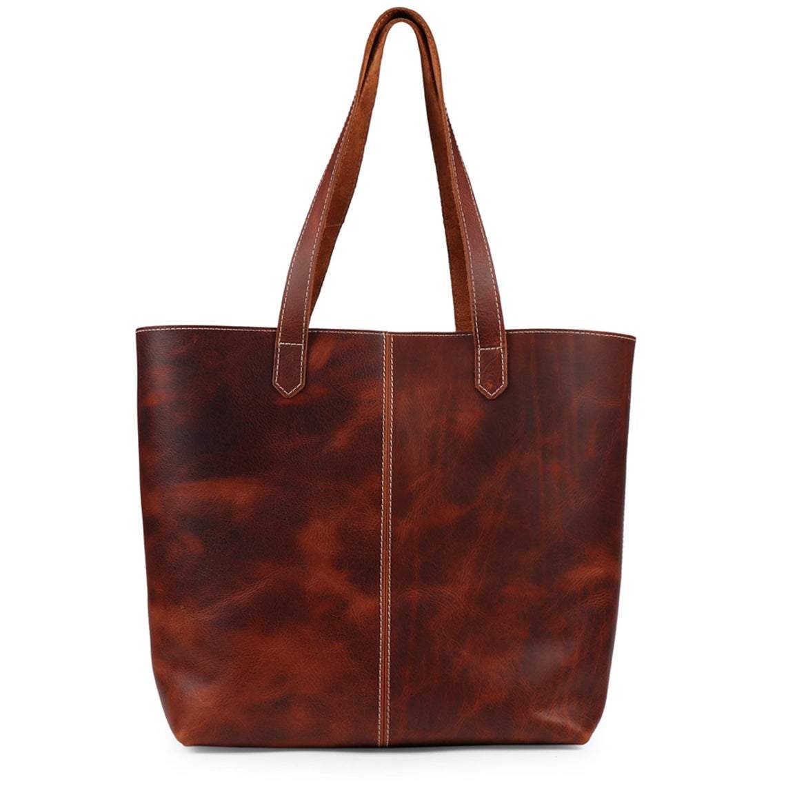 kinnoti Leather Tote Bag Genuine Vintage Leather Tote Bag