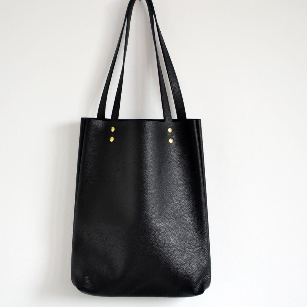 kinnoti Leather Tote Bag RECTANGULAR LEATHER TOTE BAG