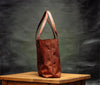 kinnoti Leather Tote Bag Solid Leather Tote Bag