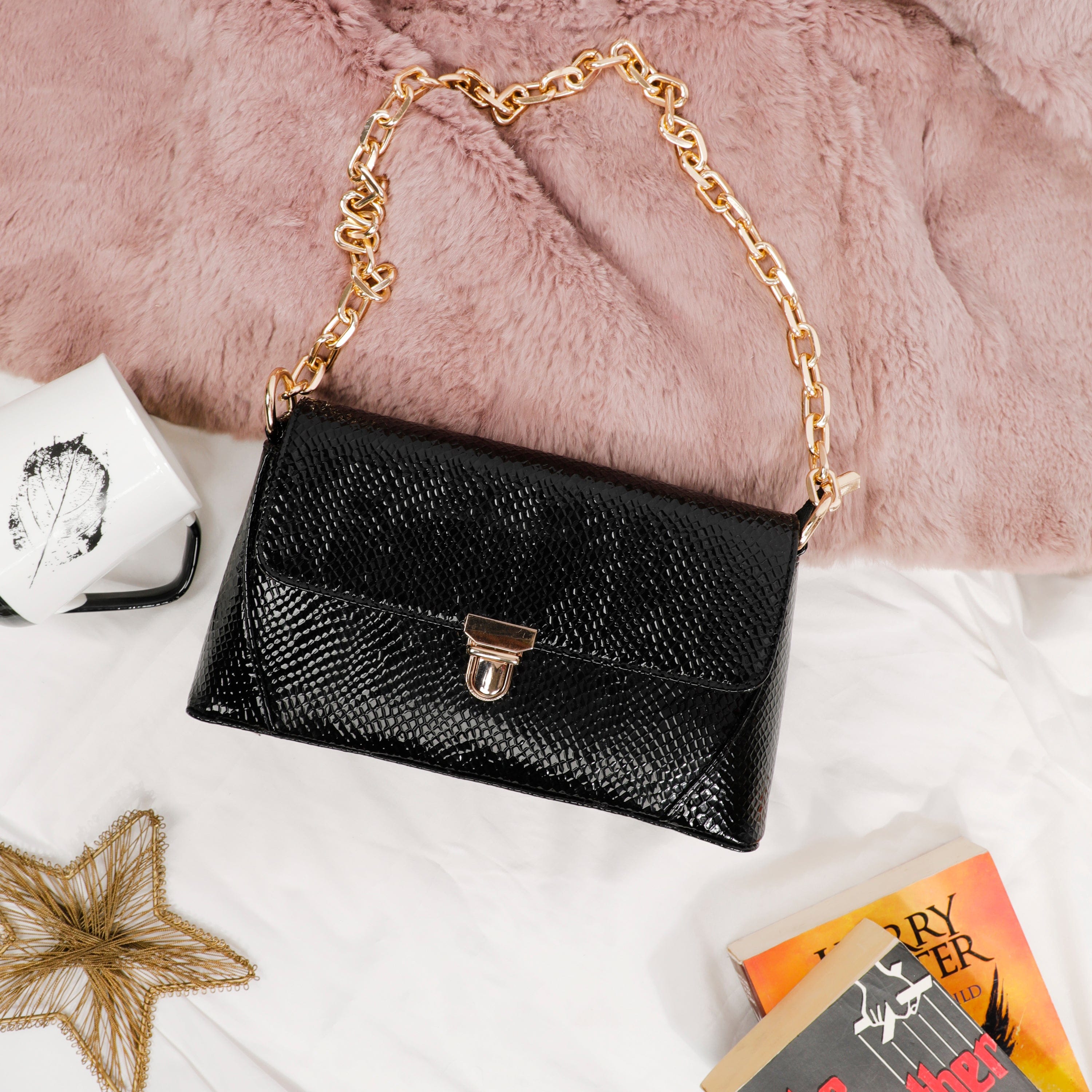 kinnoti New Snake Pattern Shoulder Bag