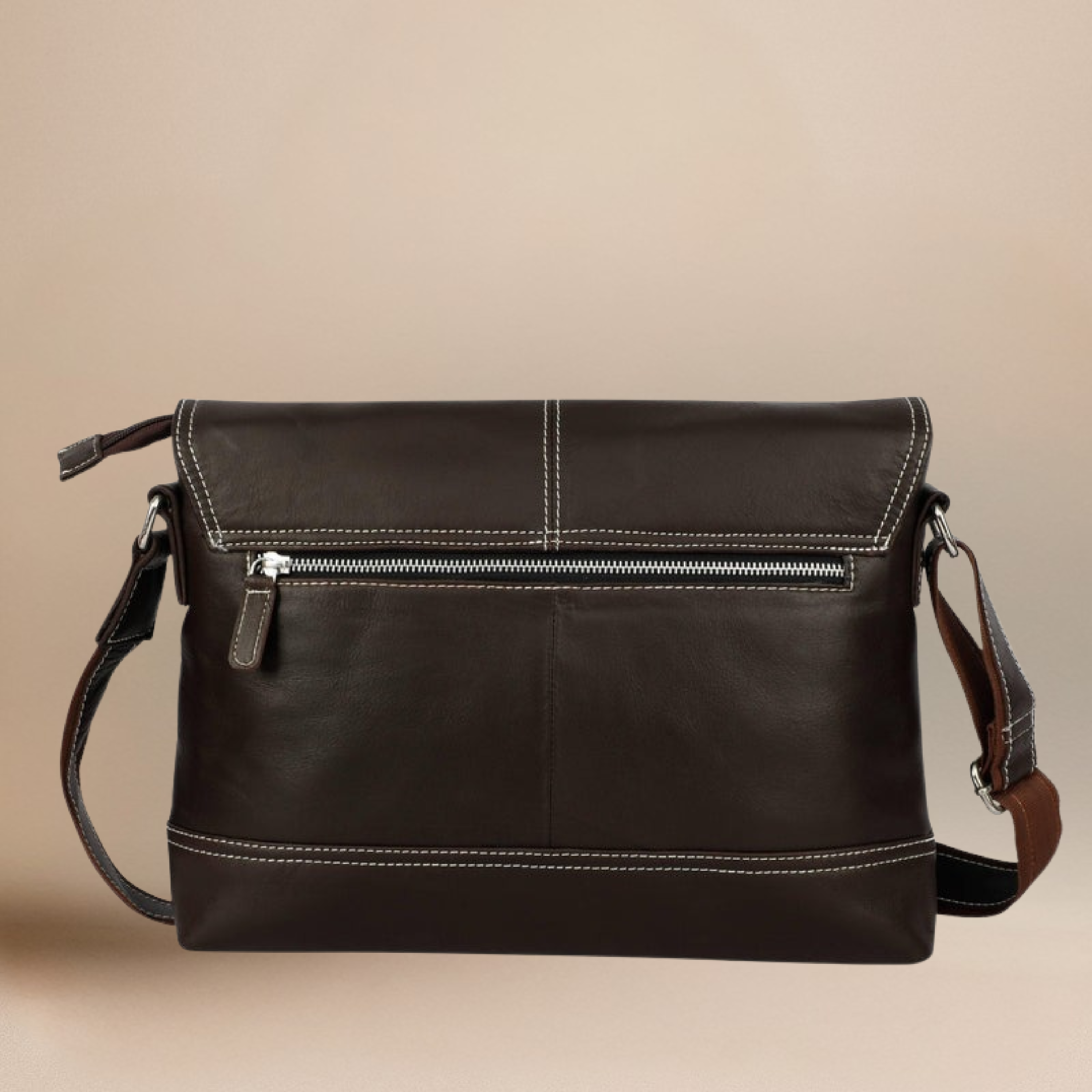 kinnoti Premium Genuine Leather Messenger Bag