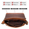 kinnoti Premium Genuine Leather Messenger Bag