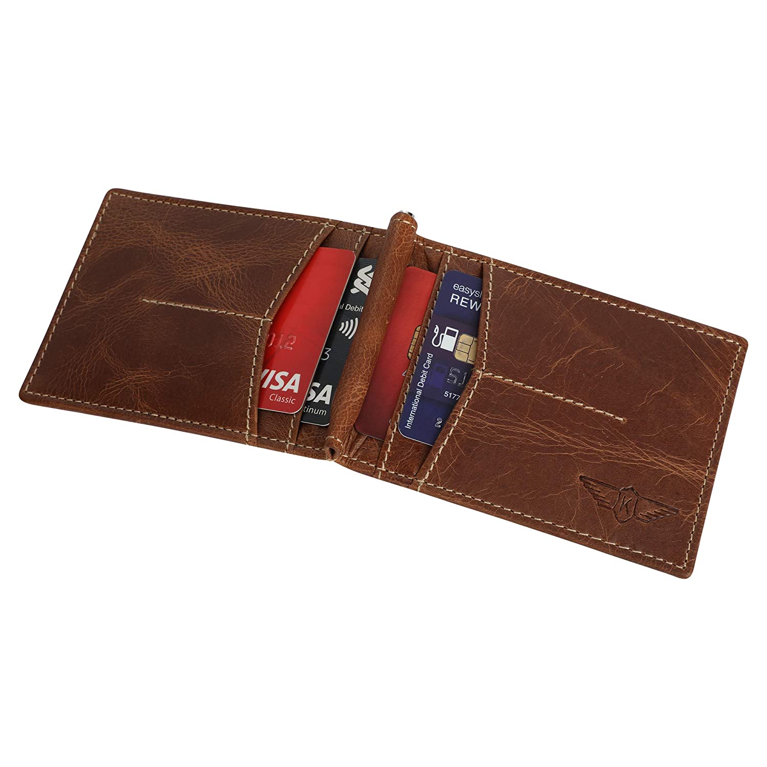 kinnoti RFID & Minimalist Slim Leather Wallet