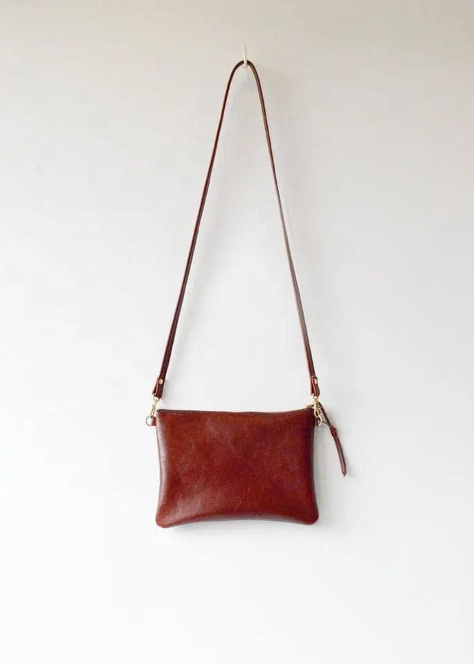 Kinnoti's Black Genuine Leather Sling Bag For Women With Adjustable Brass Chain & Shoulder Pad