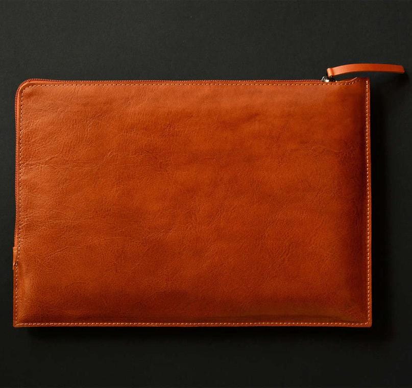 kinnoti Slim Leather Laptop Sleeve