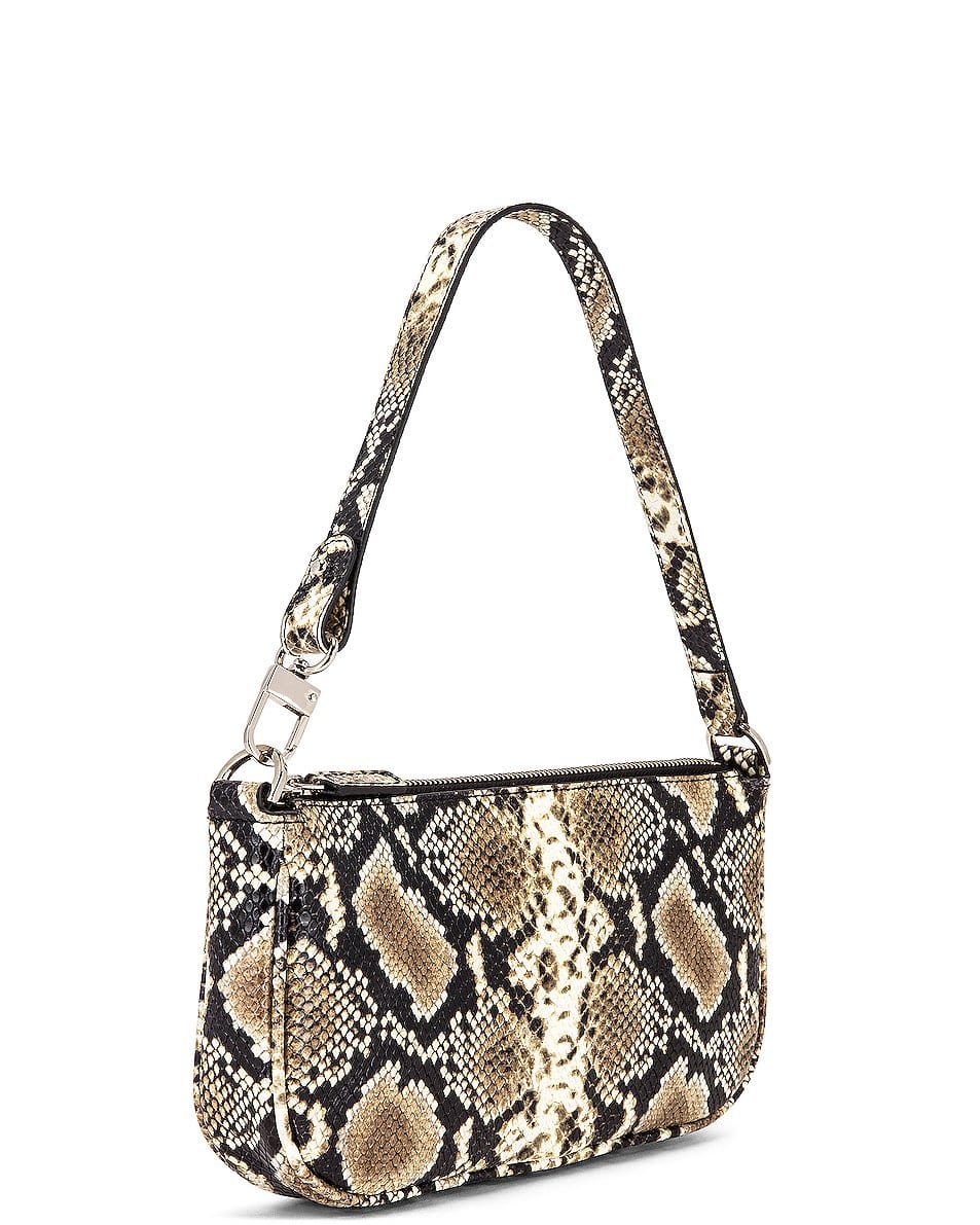 kinnoti Snake Print Shoulder Bag