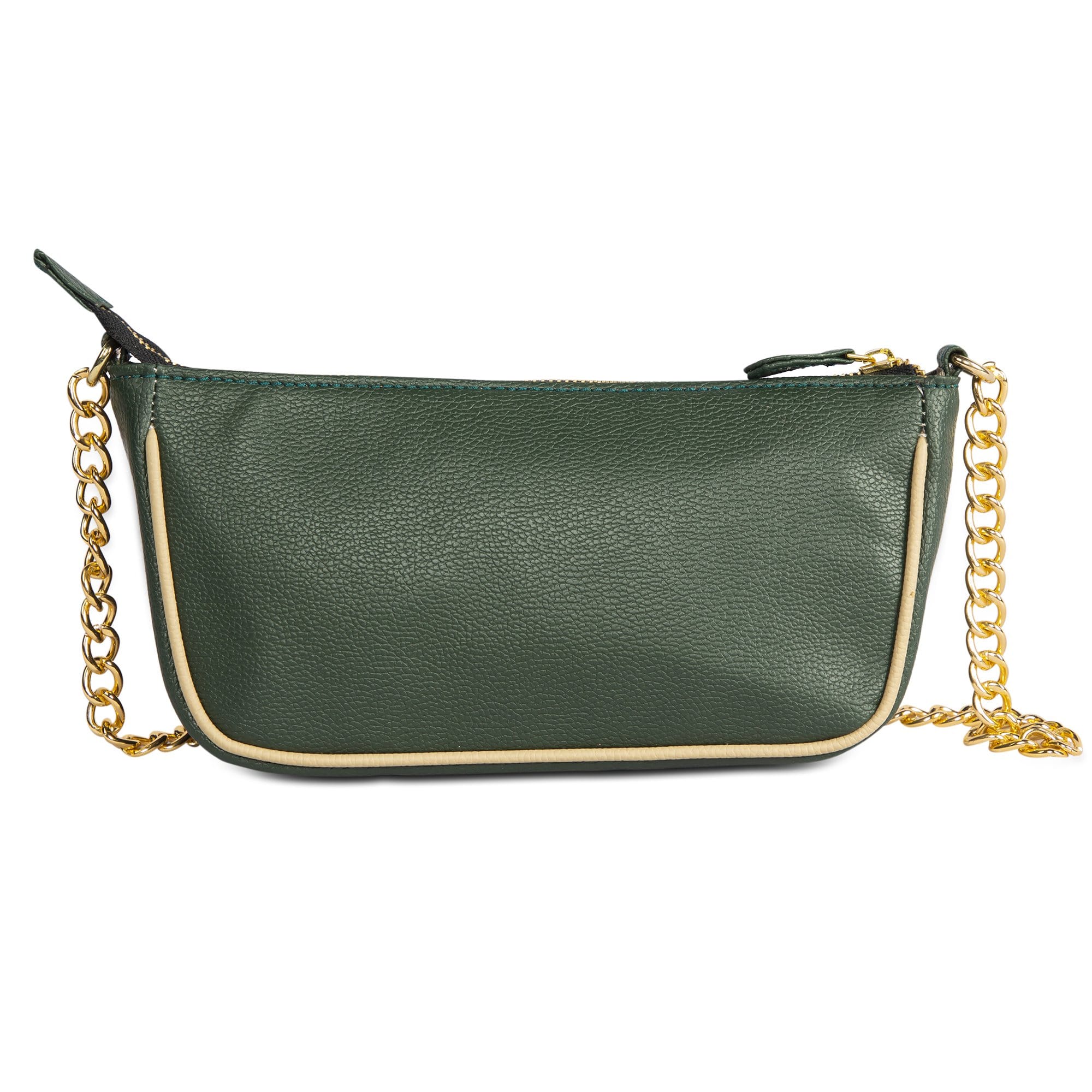 kinnoti vegan sling bag GREEN Minimalist Baguette Bag