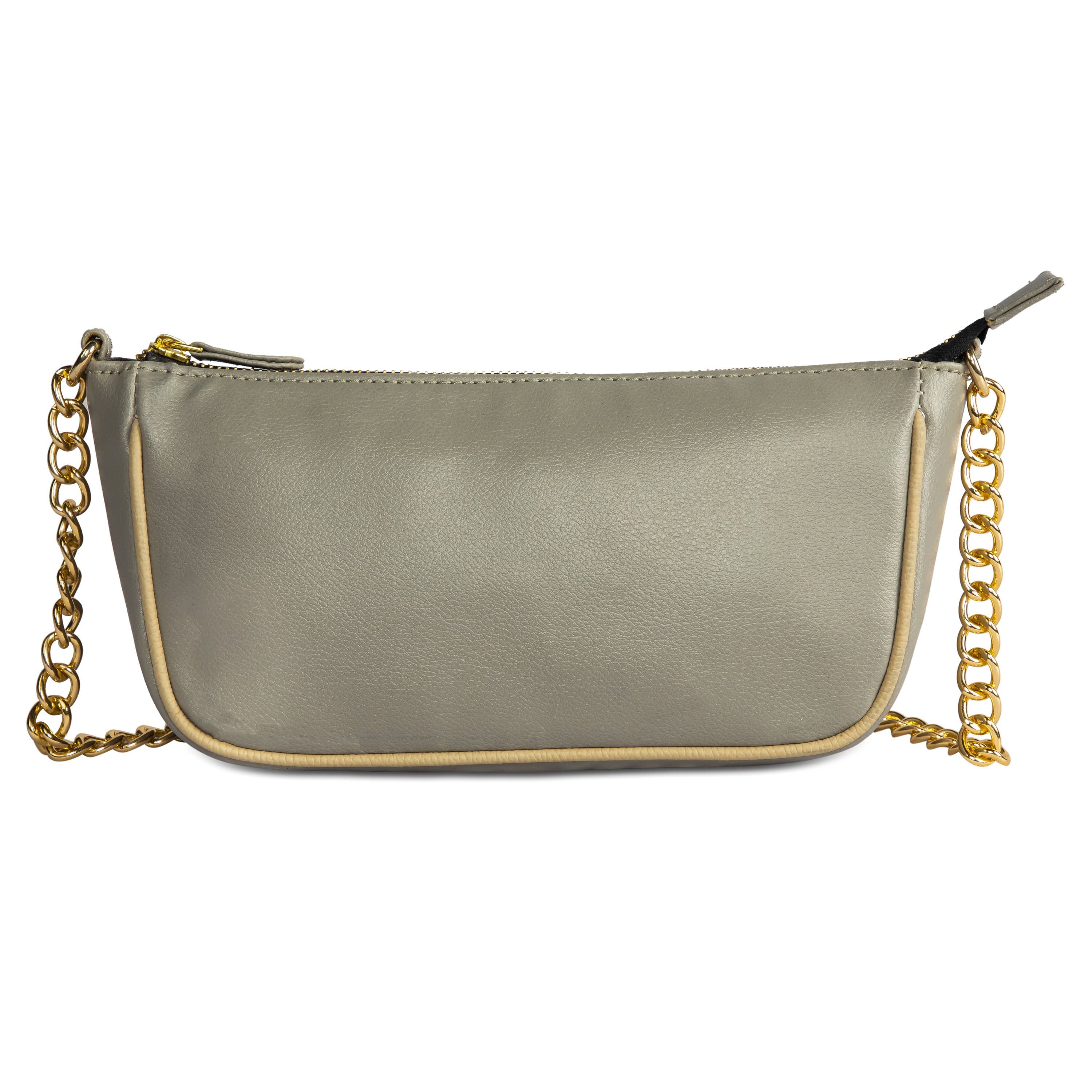 kinnoti vegan sling bag GREY Minimalist Baguette Bag