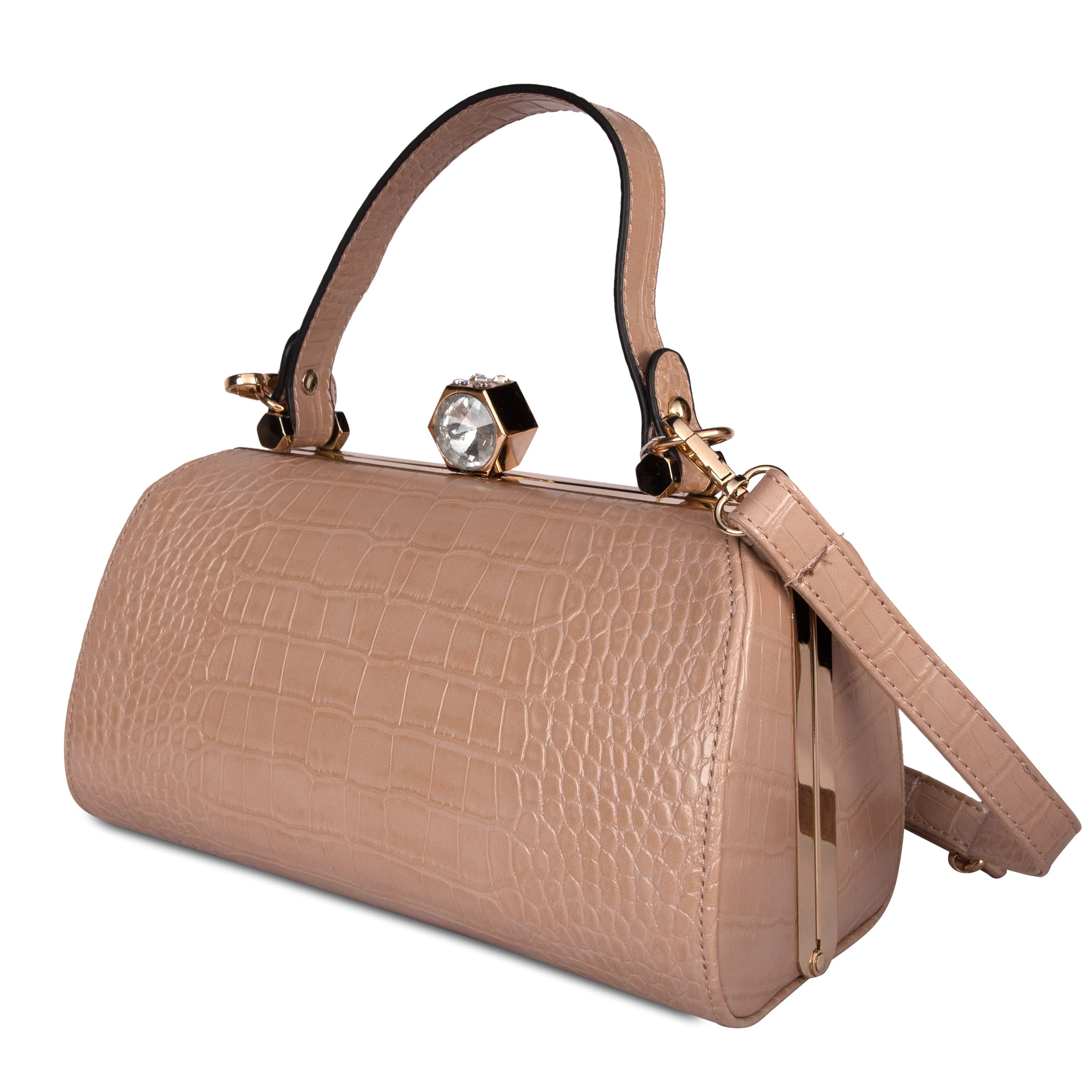 kinnoti vegan sling bag Solid Box Clutch