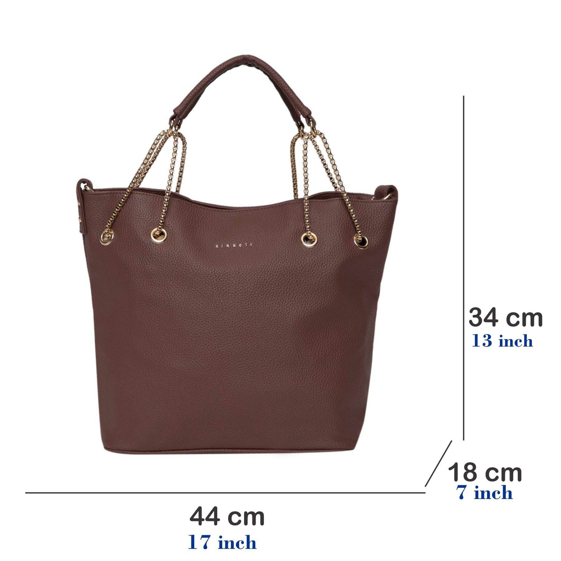 kinnoti Vegan Tote Bag Wine Chain Tote Bag