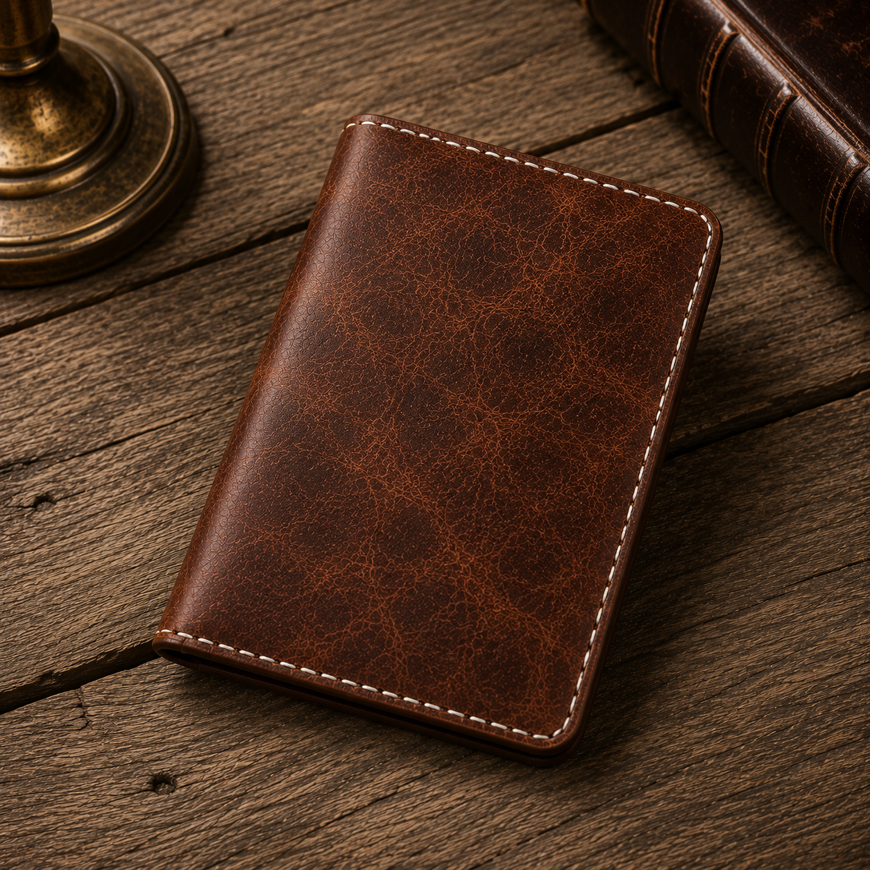 Compact Minimalist Leather Wallet
