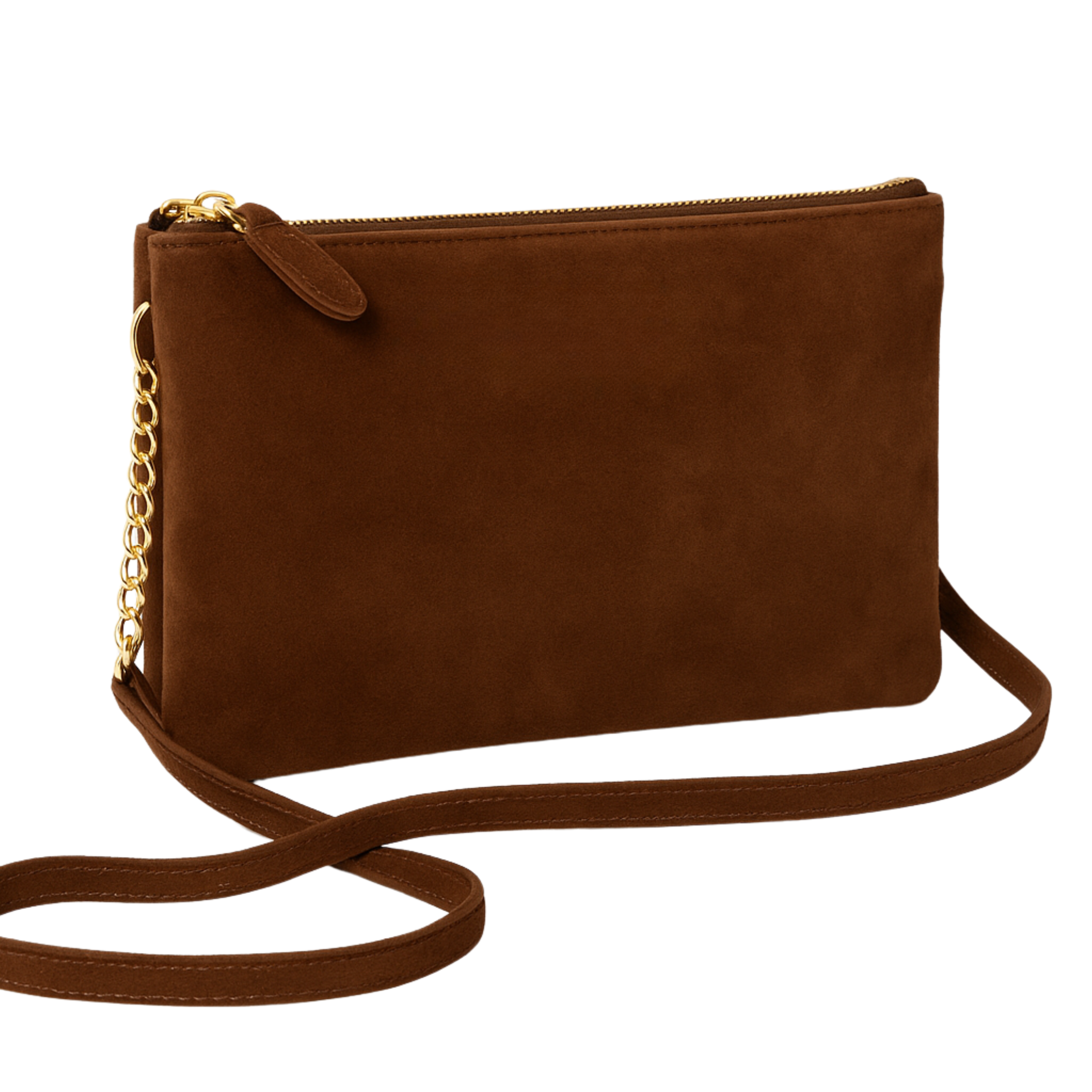 Three Compartment Leather Sling Bag