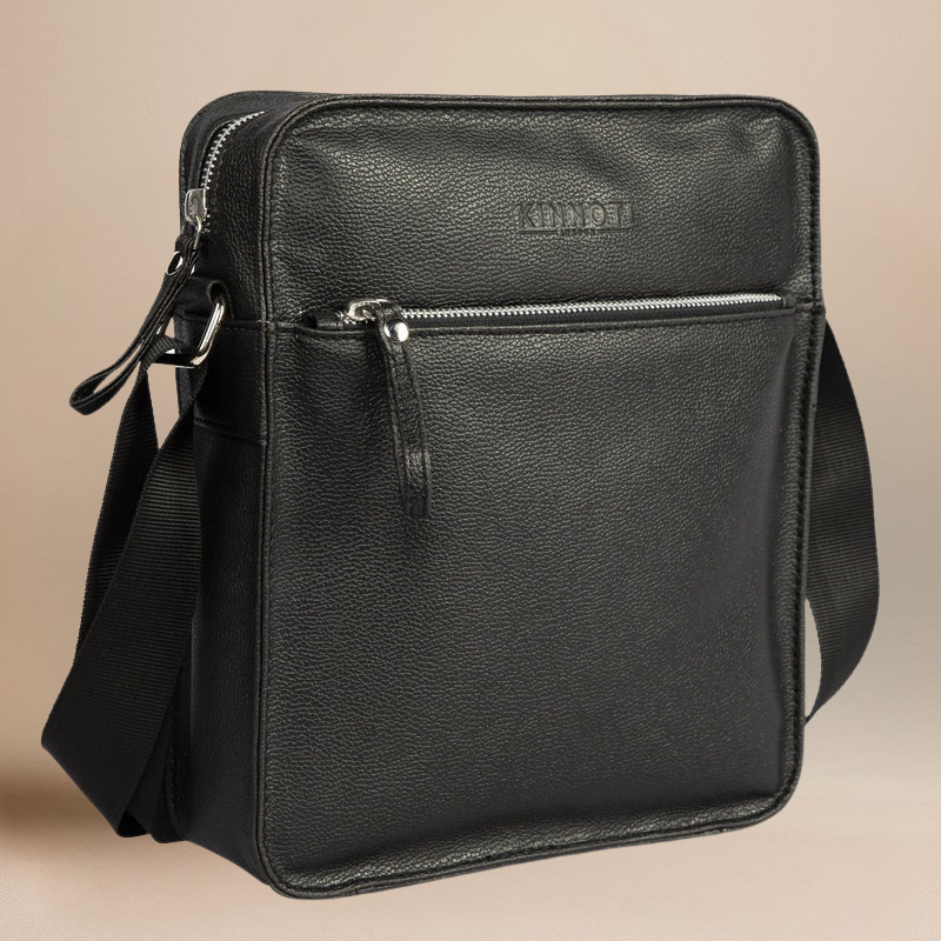 Men Black Messenger Bag