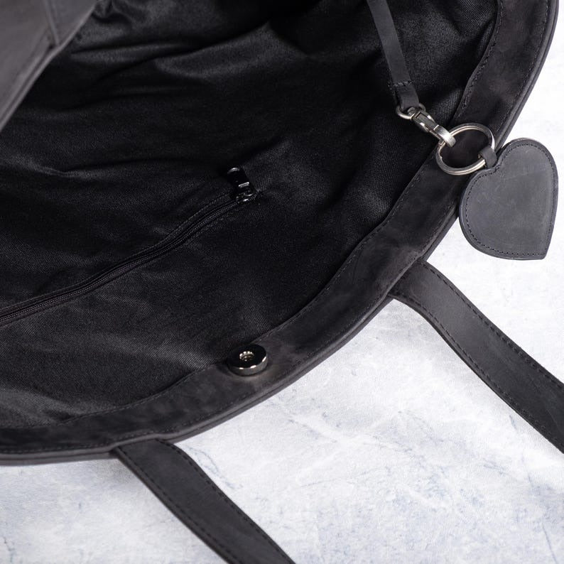 VT LEATHER TOTE FOR WOMEN