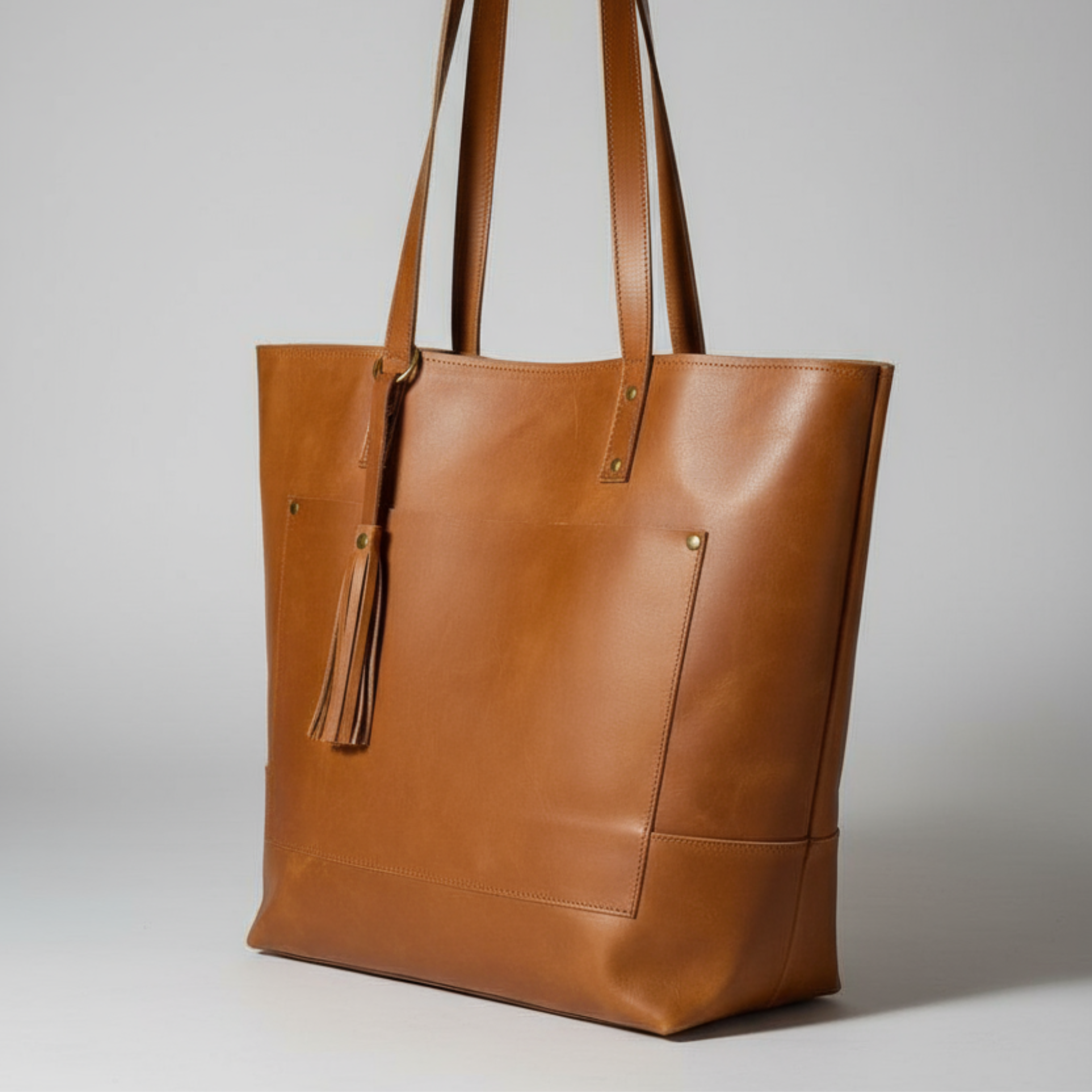 VT LEATHER TOTE FOR WOMEN