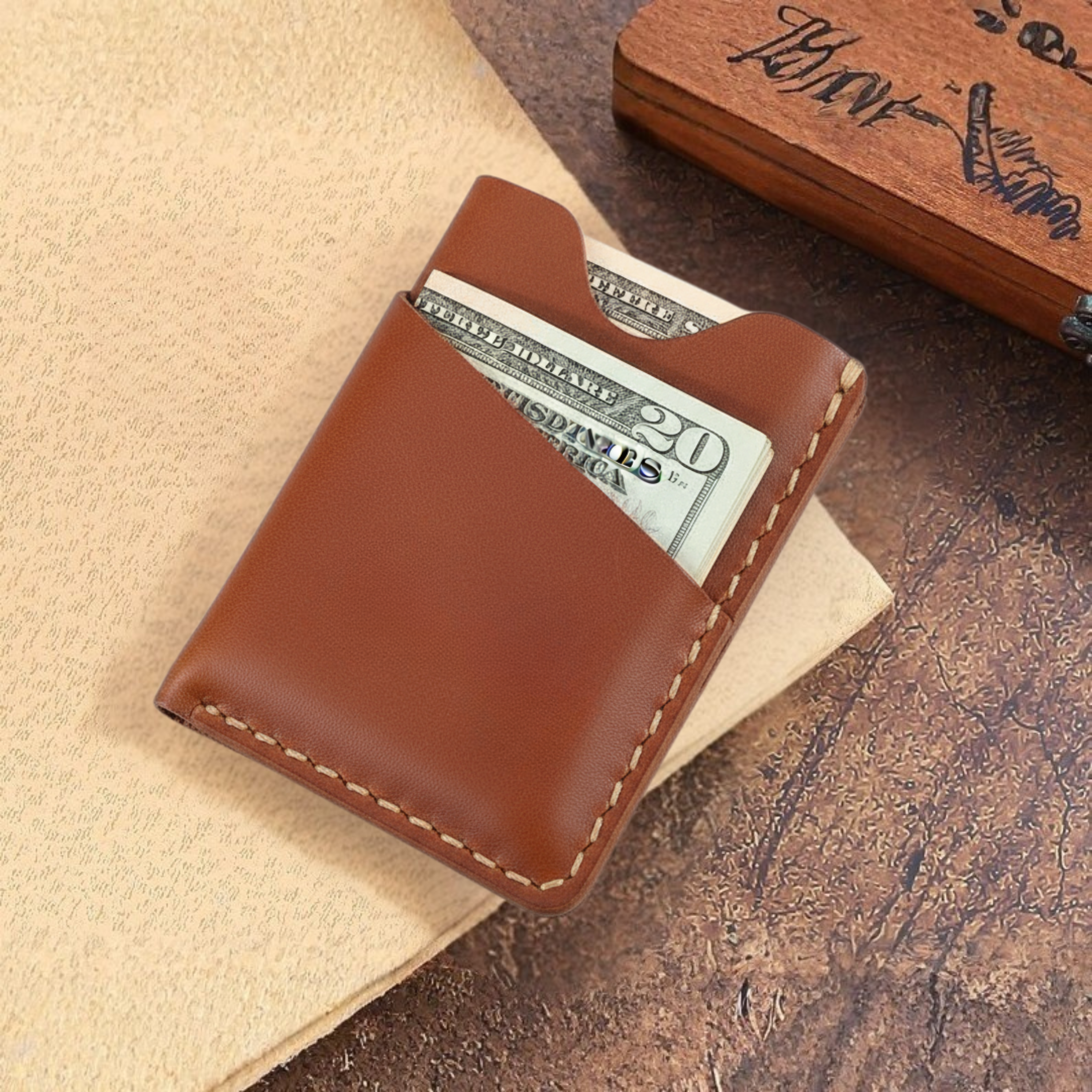 Leather Slim Wallet