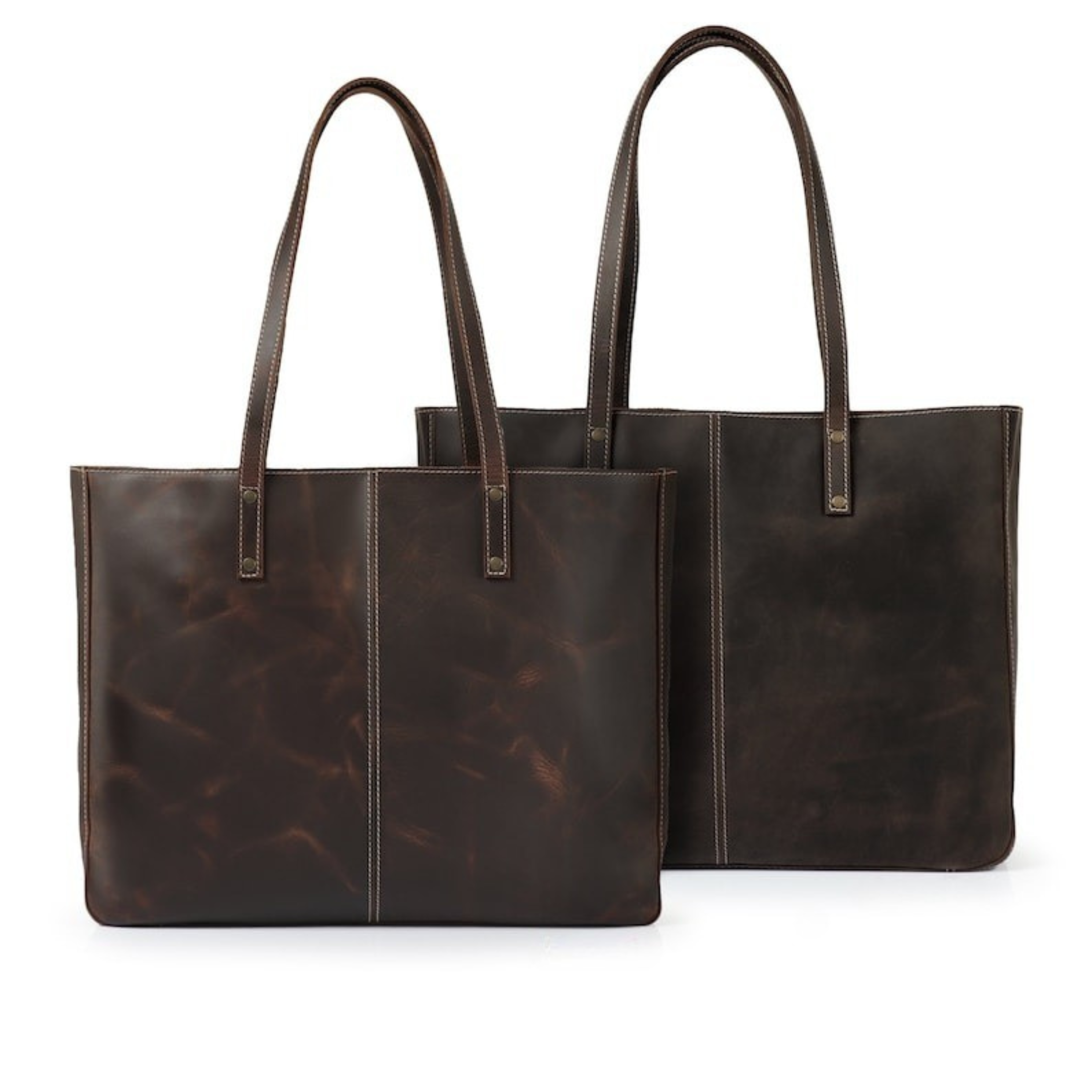 VT LEATHER TOTE FOR WOMEN
