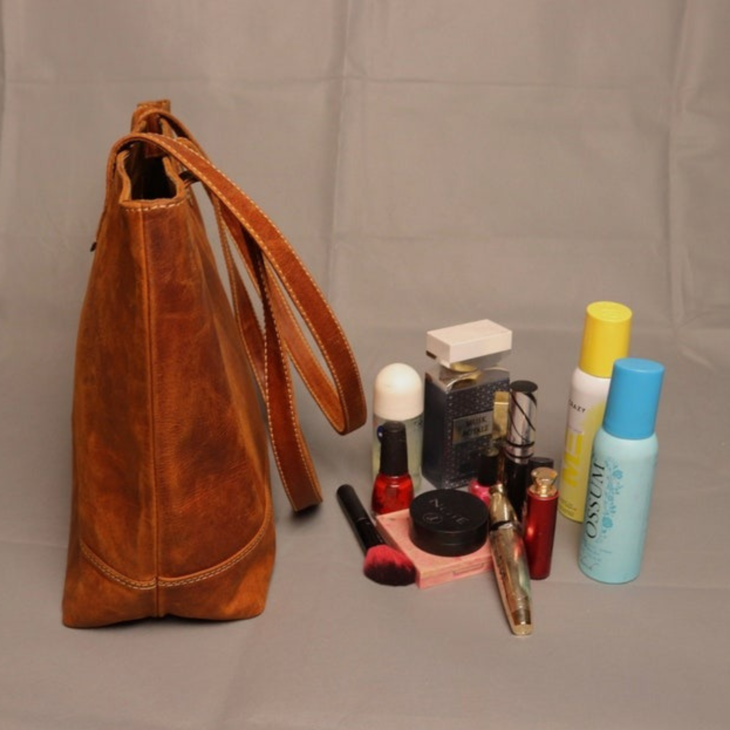 VT LEATHER TOTE FOR WOMEN