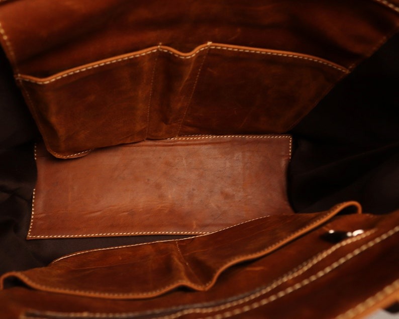 VT LEATHER TOTE FOR WOMEN