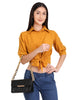 Flap Gold Plated Shoulder Bag