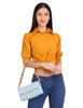 Flap Gold Plated Shoulder Bag